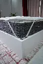 memory foam matt topper side view.webp